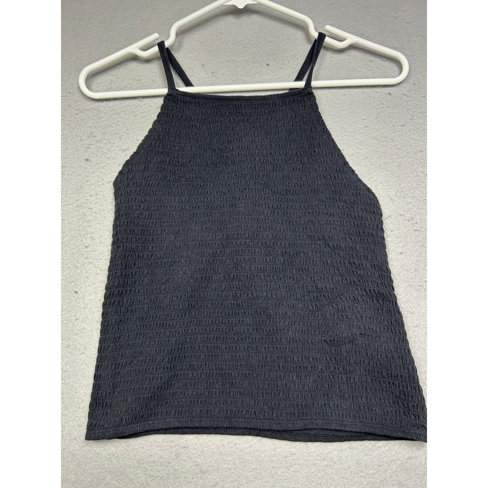 Hollister Tank Top Cotton Blend Black M Womens